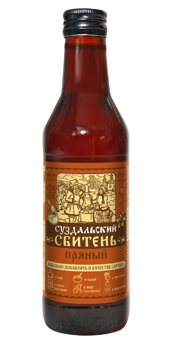 №3 Сбитень Суздальский "Пряный"(блок 8шт по 250мл) в Североморске