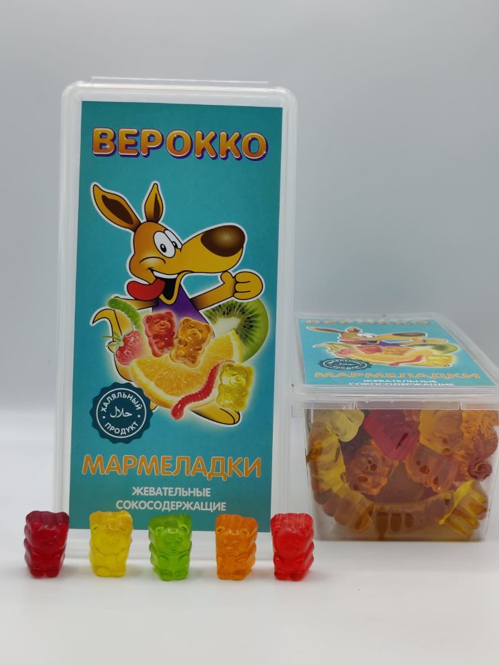  Жевательный мармелад Мишки фруктовые, 250г   в Североморске