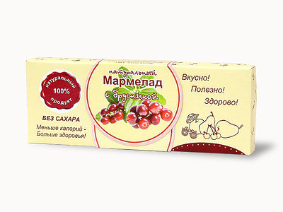 №2 Мармелад натуральный "Брусника" 140г в Североморске