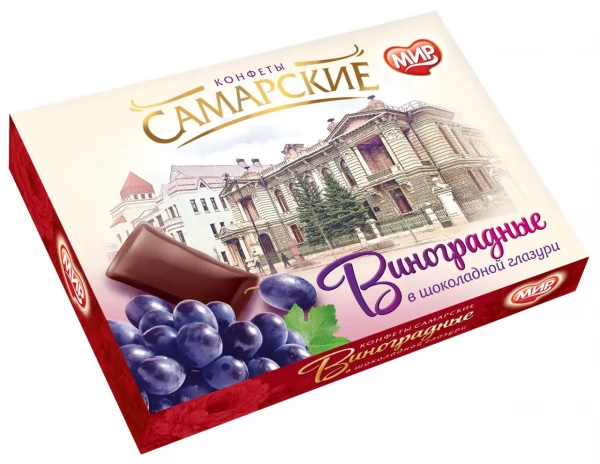 №2 КФ МИР Виноградные в шоколадной глазури 160г  в Североморске